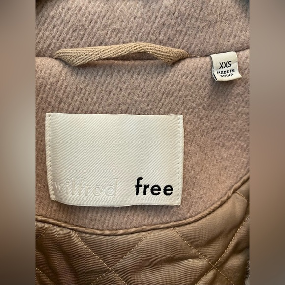 Aritzia Wilfred Free Waterhouse Moto Shearling Jacket - Picture 5 of 9